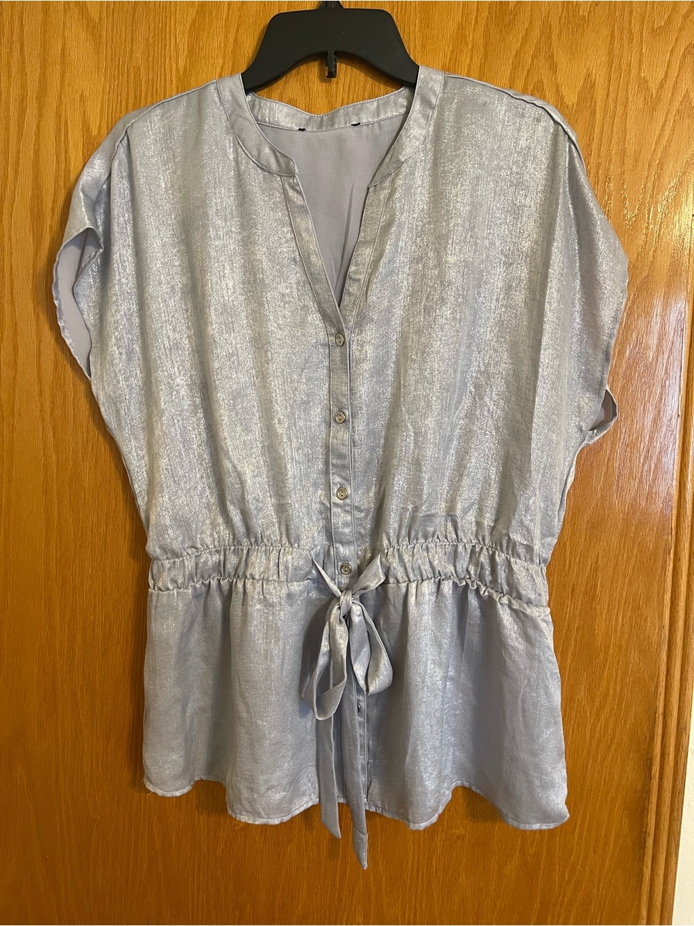 Silver Shimmer Women’s Top